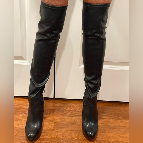 Sam Edelman Amber Black Leather Boot 6 1/2 New - Picture 8 of 9